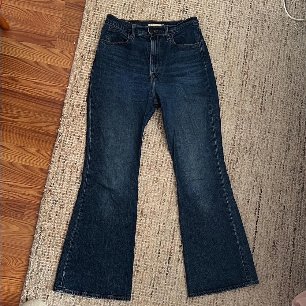 Levi's Dark Indigo Flare Jeans